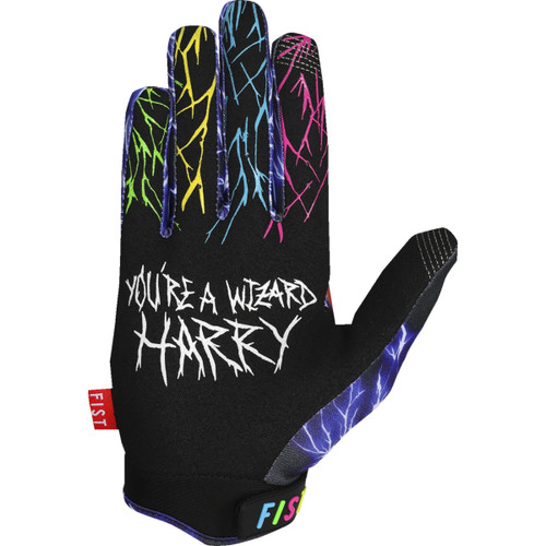 Fist Handwear #F-GLF-00515-M - Lil Fists Strapped Harry Bink Red Label Emoji Gloves - Medium