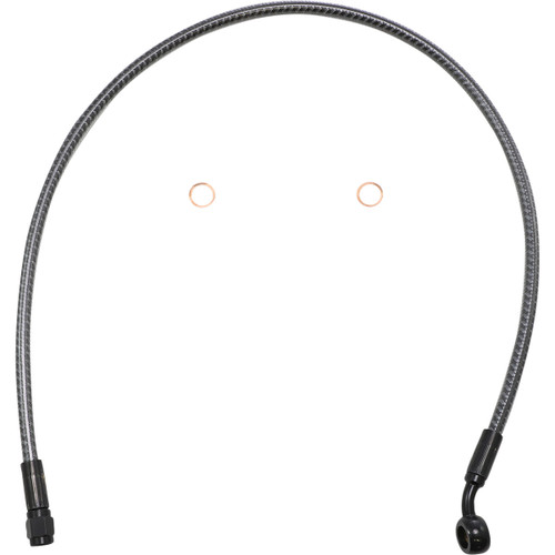 Magnum Shielding #77127 - Brake Line - Front - 3/8" - 35° - 27" - KARBONFIBR