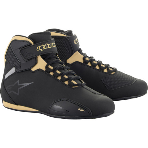 Alpinestars #2515719-1090-7.5 - Stella Sektor Shoes - Black/Champagne - US 7.5 / EU 39