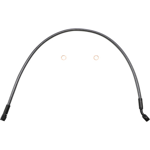 Magnum Shielding #77125 - Brake Line - Front - 3/8" - 35° - 25" - KARBONFIBR