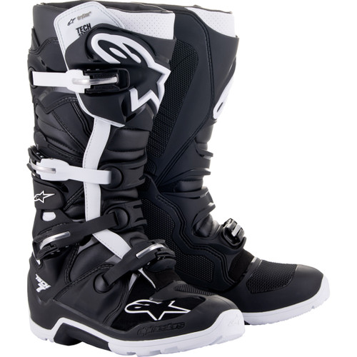 Alpinestars #2012620-12-14 - Tech 7 Enduro Drystar® Boots - Black/White - US 14 / EU 49.5