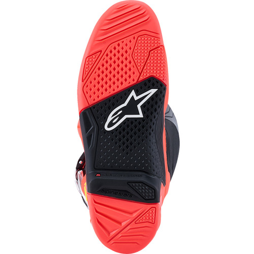 Alpinestars #2012025-1576-9 - Tech 7 Boots - Black/Fluorescent Red/Fluorescent Pink - US 9 / EU 43