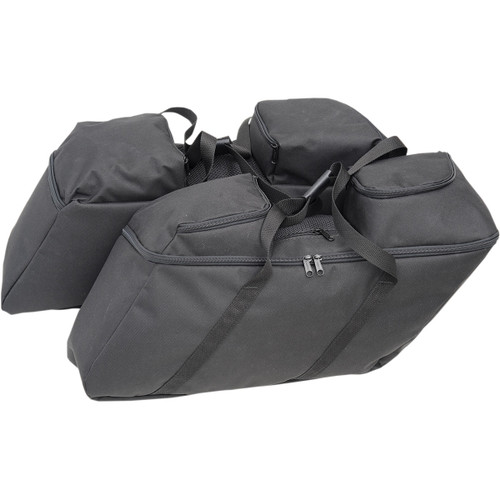Drag Specialties Seats - Saddlebag Liners - Black - FL '14-'22