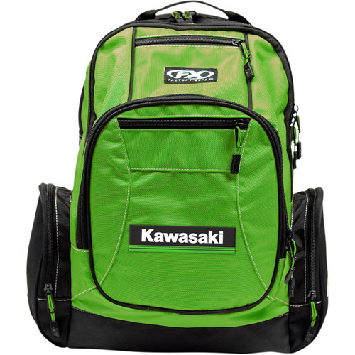 Factory Effex #23-89100 - Kawasaki Premium Backpack - Green