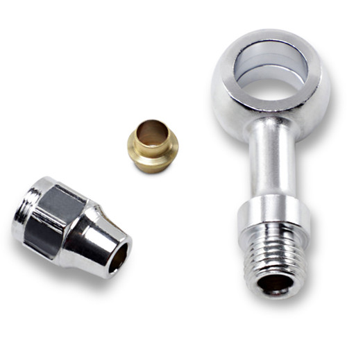 Drag Specialties - Banjo Fitting - 7/16" - Straight
