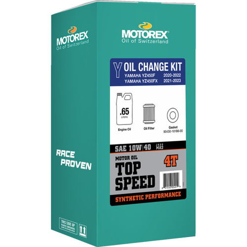Motorex #311244 - Oil Change Kit - Yamaha YZ 450 - 10W-40