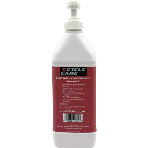Cycle Care Formulas #CCF02P01_1/2G - Formula 2 Bike Wash - Bag in Box - 1/2 U.S. gal.