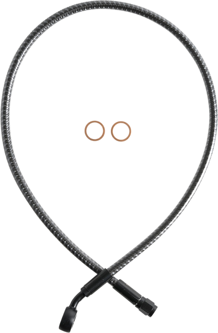 Brake Line - Front - 12 mm - 35° - 26" - KARBONFIBR