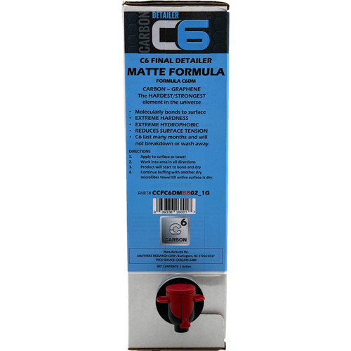 Cycle Care Formulas #CCFC6MBB02_1G - C6 Matte Detailer - Bag in Box - 1 U.S. Gal.