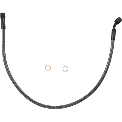 Magnum Shielding #AS77122 - Brake Line - Front - 10 mm - 35° - 22" - KARBONFIBR