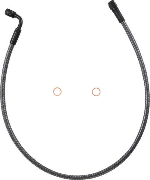 Brake Line - Front - 10 mm - 90° - 26" - KARBONFIBR