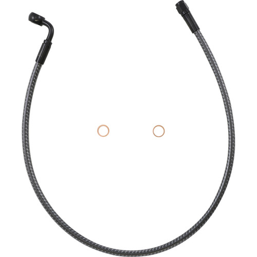 Magnum Shielding #AS77226 - Brake Line - Front - 10 mm - 90° - 26" - KARBONFIBR