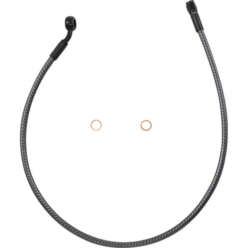 Magnum Shielding #AS77128 - Brake Line - Front - 10 mm - 35° - 28" - KARBONFIBR