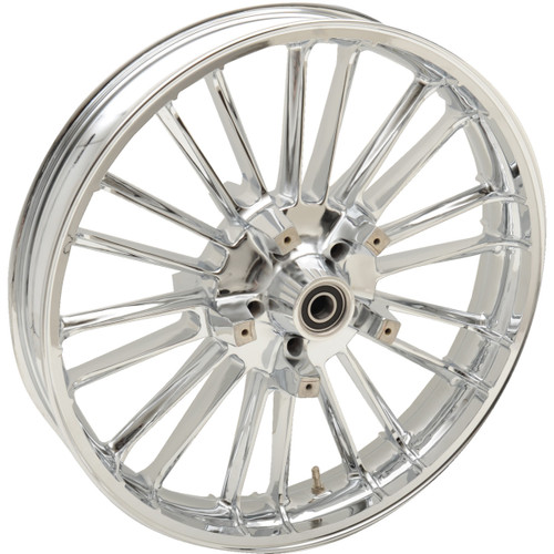Coastal Moto #3D-ATL213CH - Wheel - Atlantic 3D - Front - Dual Disc/without ABS - Chrome - 21x3.5 - '08+ FL