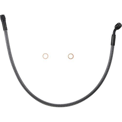 Magnum Shielding #AS77121 - Brake Line - Front - 10 mm - 35° - 21" - KARBONFIBR