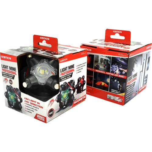 Risk Racing #00107 - Flashlight - LED - 250 Lumens - Magnetic - Multi Functional