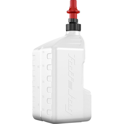 Tuff JUG #WURRVS20 - Tuff Jug - Container - with View Strip/Ripper Cap - White - 5.3 US gal