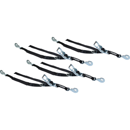 Moose Offroad - Ratcheting Tiedown Pack - 2" x 8' - Black