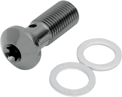 Banjo Bolt - 10 mm x 1.25 mm - Torx - Black