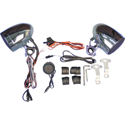 J & M #MHAS-BLU3 - Self-Amplified Speaker Kit - Handlebar Mount - Bluetooth
