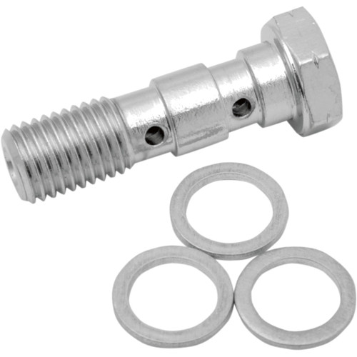 Drag Specialties - Banjo Bolt - M10 x 1.25 - Double