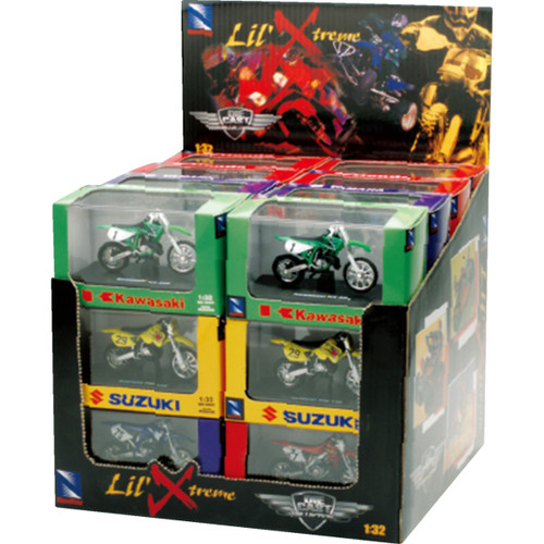 NEW RAY Toys #06227C - Dirt Bike & ATV Assortment - 1:32 Scale - Multicolor