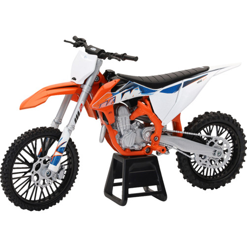 NEW RAY Toys #58343 - KTM 450 SX-F Dirt Bike - 1:12 Scale - Orange/White/Black