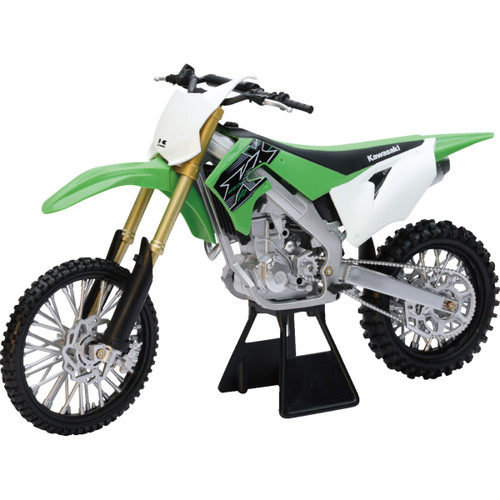 NEW RAY Toys #49653 - Kawasaki KX 450F 2019 Dirt Bike - 1:6 Scale - Green/White/Black
