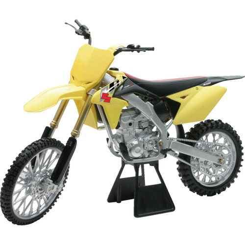 NEW RAY Toys #49473 - Suzuki RM-Z 450 Dirt Bike - 1:6 Scale - Yellow/Black