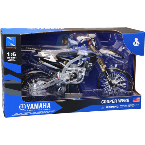 NEW RAY Toys #49753 - Yamaha YZ450F Dirt Bike - 1:6 Scale - Cooper Web #2
