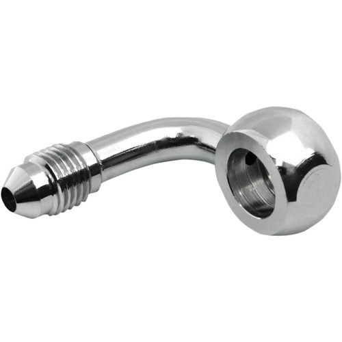 Magnum Shielding #1703-20 - Banjo Fitting - 10 mm - AN3 90° - Chrome
