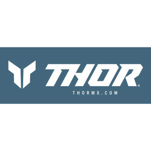 Thor - Banner - 96" x 36" - Steel/White