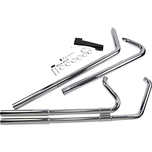 Vance & Hines #17923 - Big Shots Exhaust - Chrome - Long
