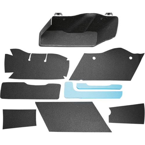 Drag Specialties Seats - Saddlebag Lining Kit - Black - FL '93-'13