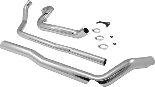 True Dual Headpipes - Black - 95-06 FL