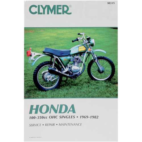 Clymer #CM315 - Manual - Honda - 100-350 OHC Singles