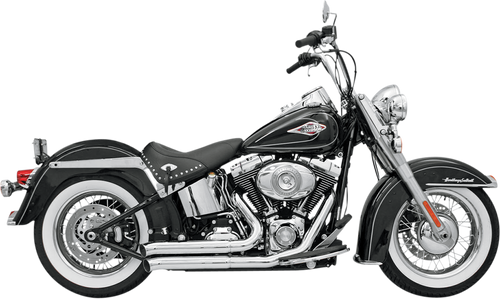 FireSweep Exhaust - Chrome - Softail