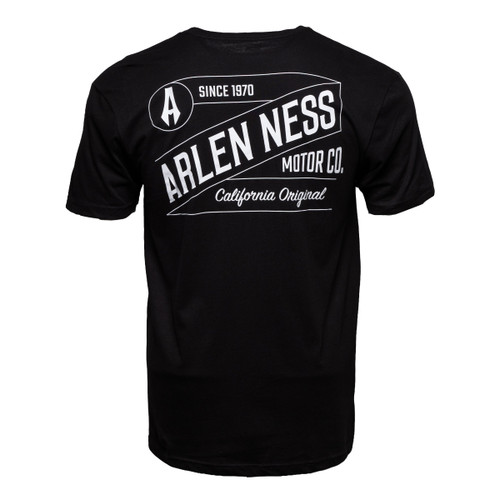 Arlen Ness #900-023-L - The Script T-Shirt, Black - Large