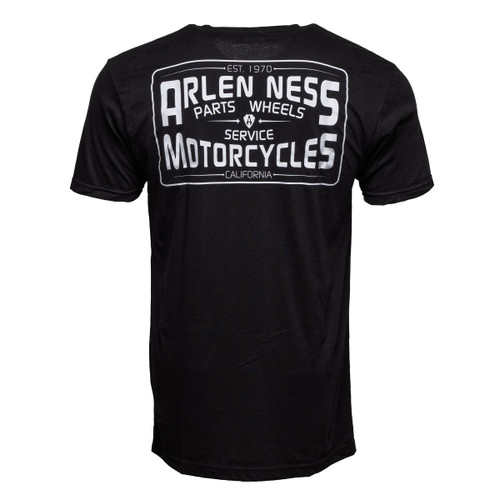 Arlen Ness #900-018-L - Varsity T-Shirt, Black - Large