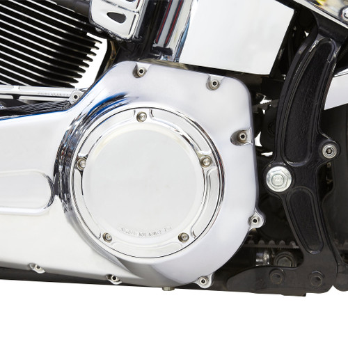 Arlen Ness #03-351 - Beveled Derby Cover, Chrome