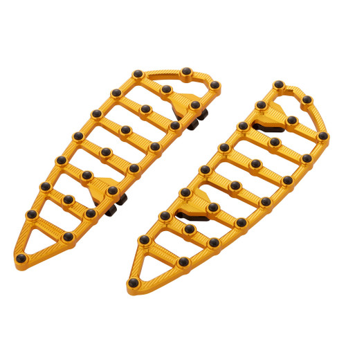 Arlen Ness #I-06-894 - NESS-MX FLOORBOARDS FOR INDIAN, Gold