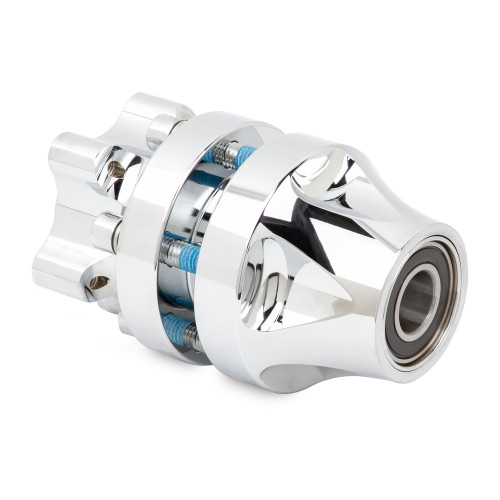 Arlen Ness #71-639 - Cartridge Hub Kit for Front Wheels, Chrome - 11-19 XL "48" / Single Disc