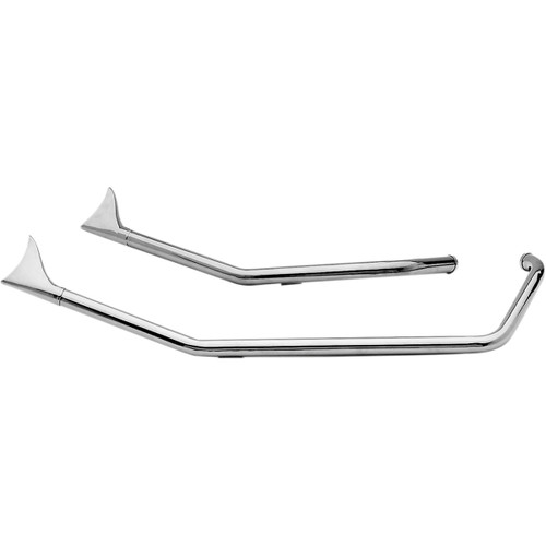 Paughco #716B2F - 1-3/4" Upsweep Fishtail Drag Pipes