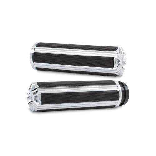 Arlen Ness #P-5000 - 10-Gauge® Comfort Grips for Indian®, Chrome - 15-2024 Scout Models
