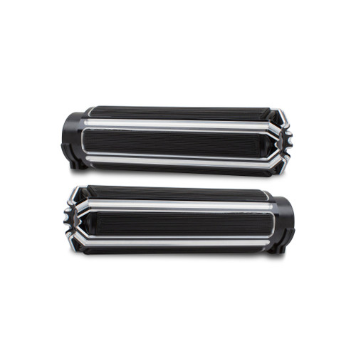 Arlen Ness #I-5010 - 10-Gauge® Comfort Grips for Indian™, Black - 14-17 Heavyweight Models