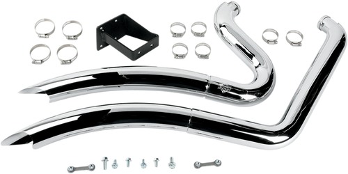 Chrome Big Radius Exhaust