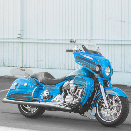 Arlen Ness #P-3005 - 10-Gauge® Passenger Floorboards for Indian®, Chrome