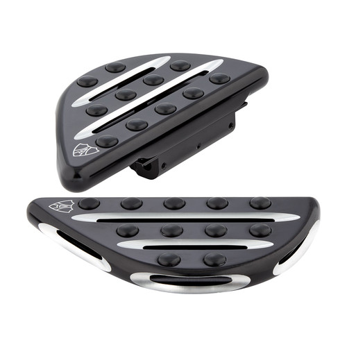 Arlen Ness #P-3008 - Deep Cut® Passenger Floorboards for Indian®, Black