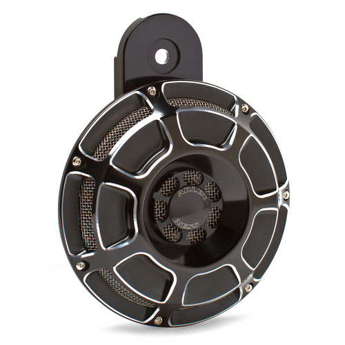 Arlen Ness #70-218 - Beveled® Horn Kit, Black - 07-up XL Sportster