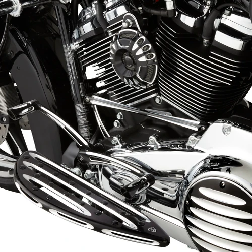 Arlen Ness #70-214 - Deep Cut® Horn Kit, Black - 07-up XL Sportster